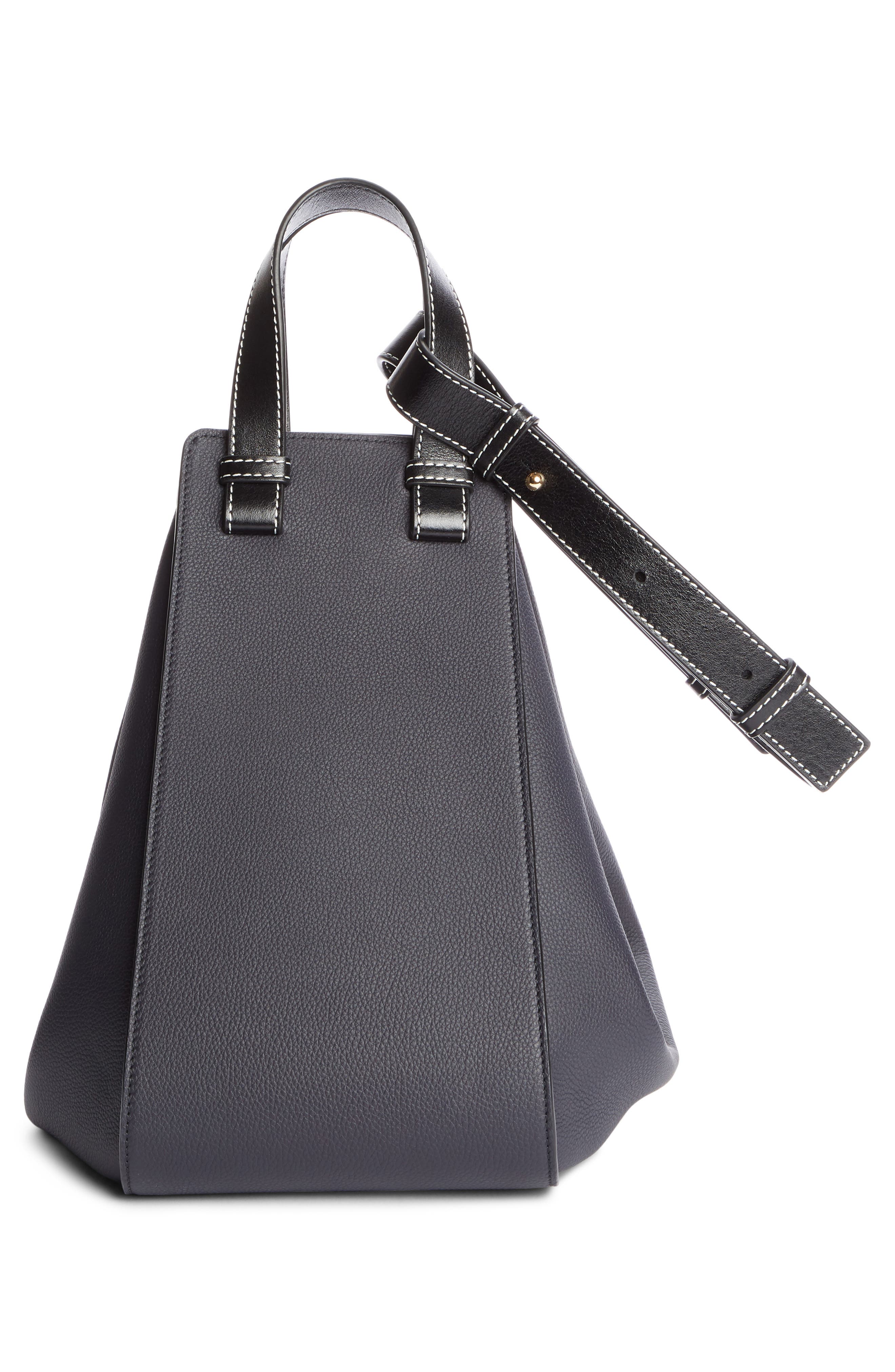 Hammock Medium Calfskin Leather Hobo, Alternate, color, MIDNIGHT BLUE/ BLACK