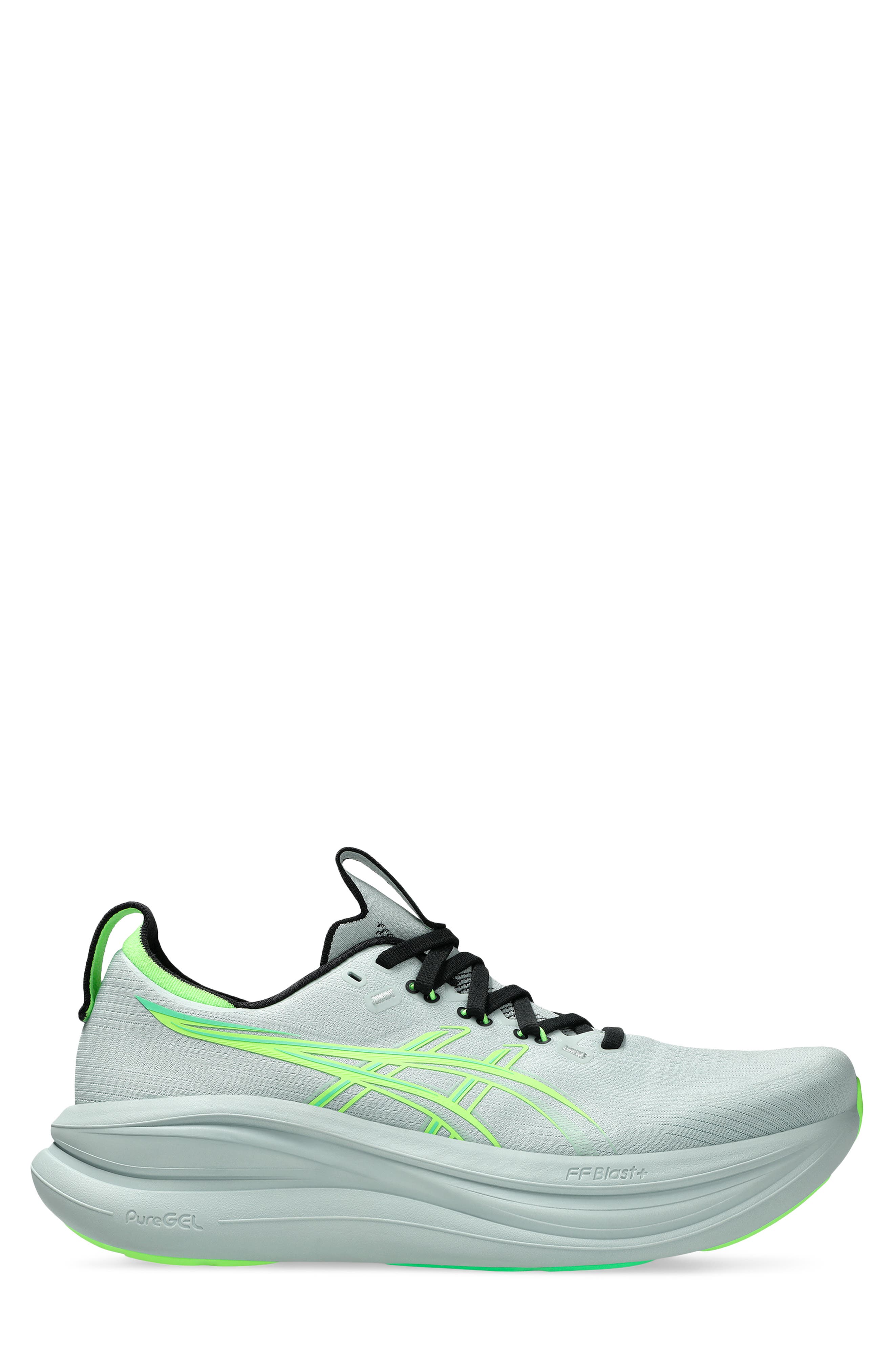 GEL-NIMBUS® 28 Running Shoe, Alternate, color, COLD MOSS/ILLUMINATE GREEN
