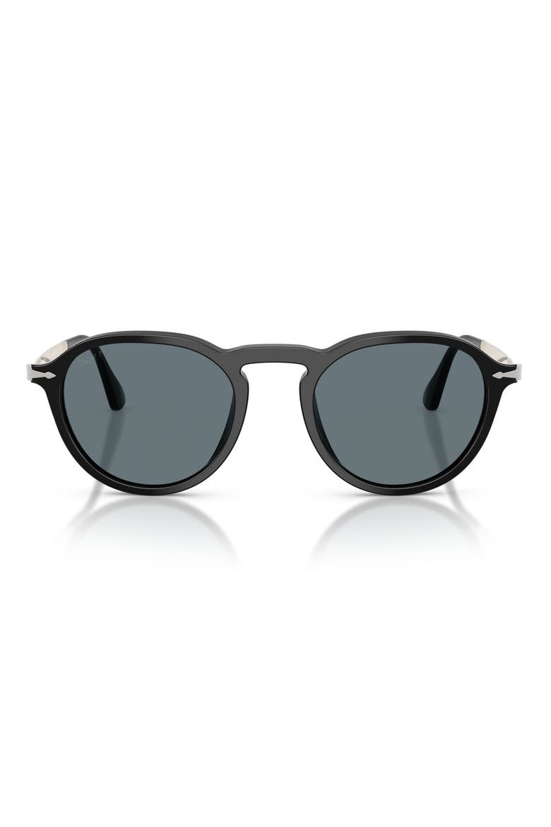 51mm Polarized Phantos Sunglasses, Main, color, BLACK / POLAR DARK GREY