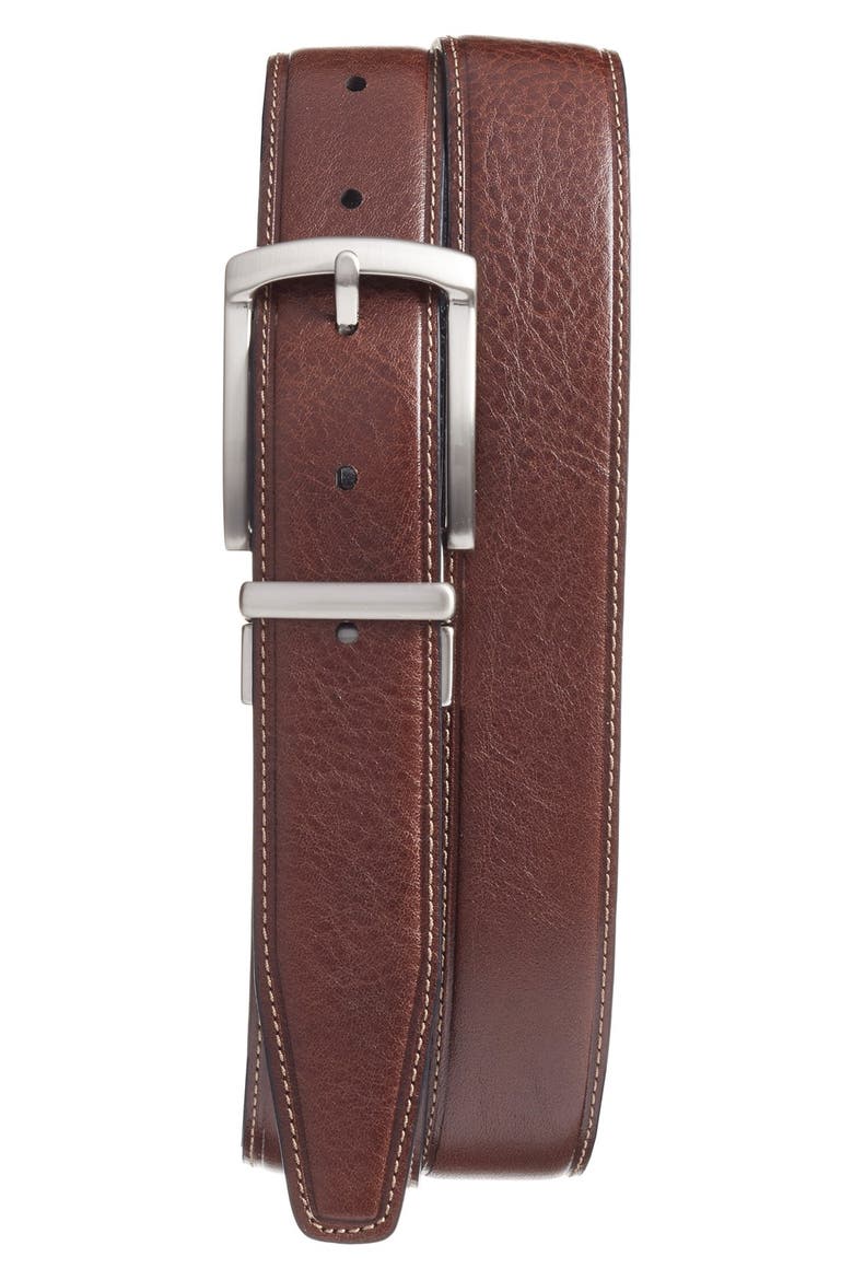 Reversible Leather Belt, Alternate, color, BLACK/ BROWN