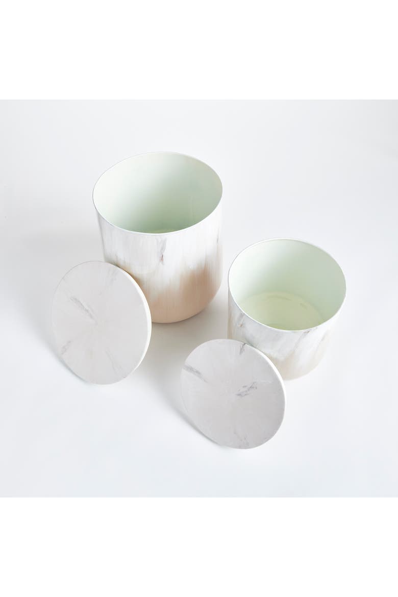 Santos Storage Tables Set of 2, Alternate, color, White