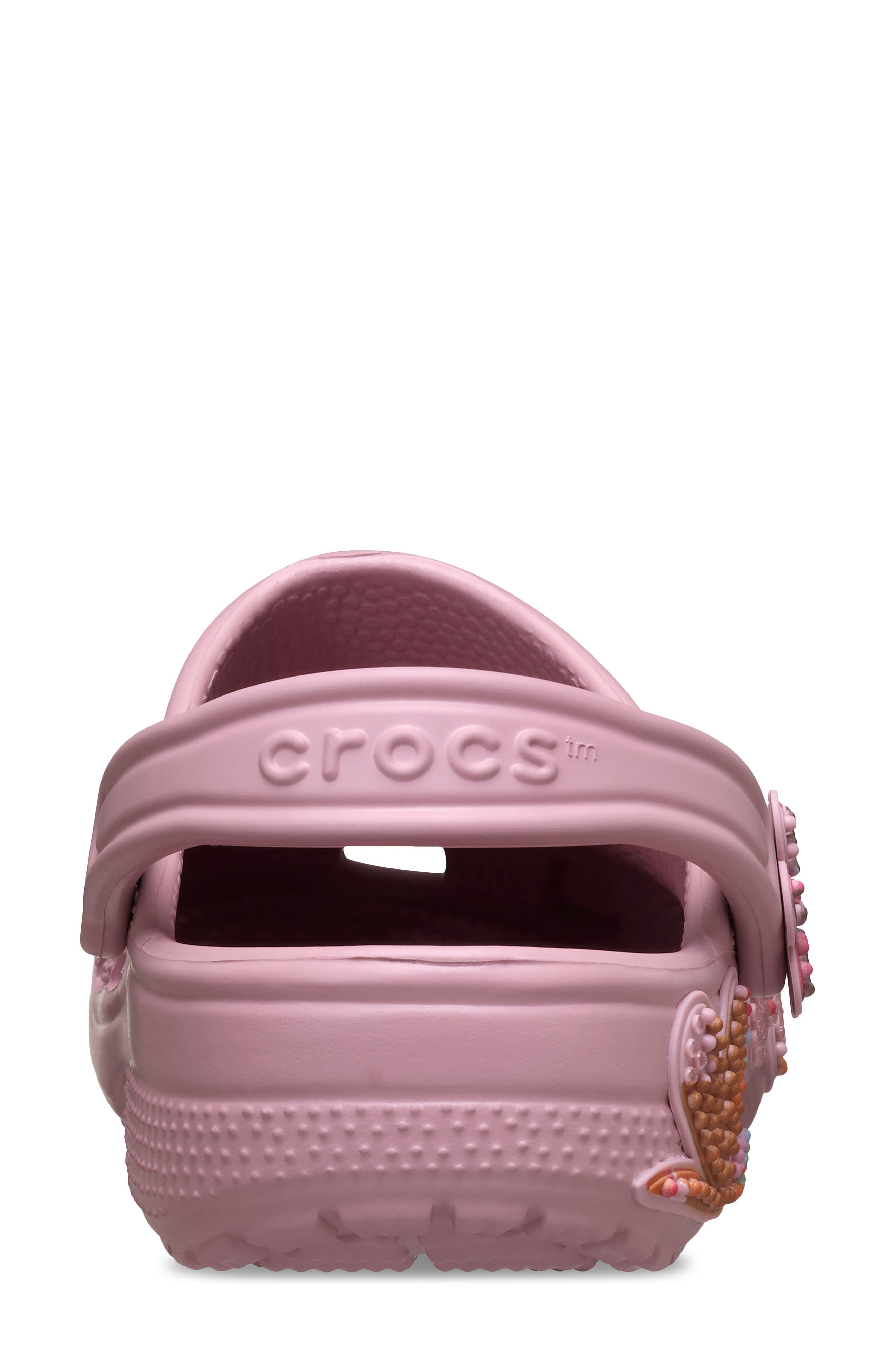 CROCS Classic Beaded Clog, Alternate, color, Mauve