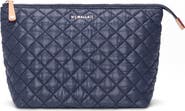 MZ Wallace Large Zoey Quilted Nylon Cosmetics Case