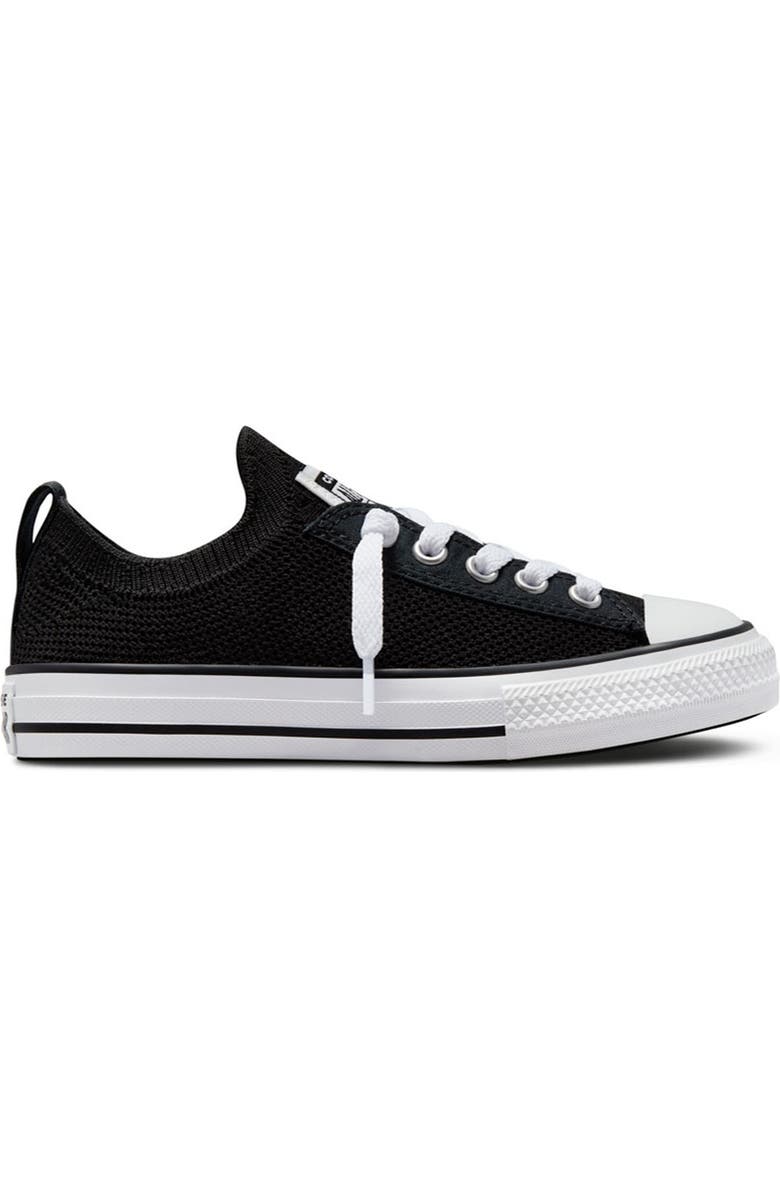 Converse Kids' Chuck Taylor<sup>®</sup> All Star<sup>®</sup> Easy-On Knit Sneaker, Alternate, color, Black