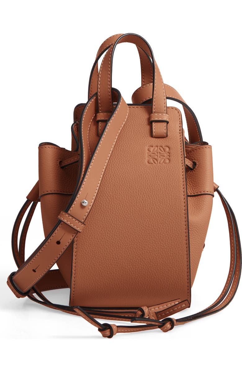 Loewe Mini Hammock Calfskin Leather Hobo Bag, Main, color,