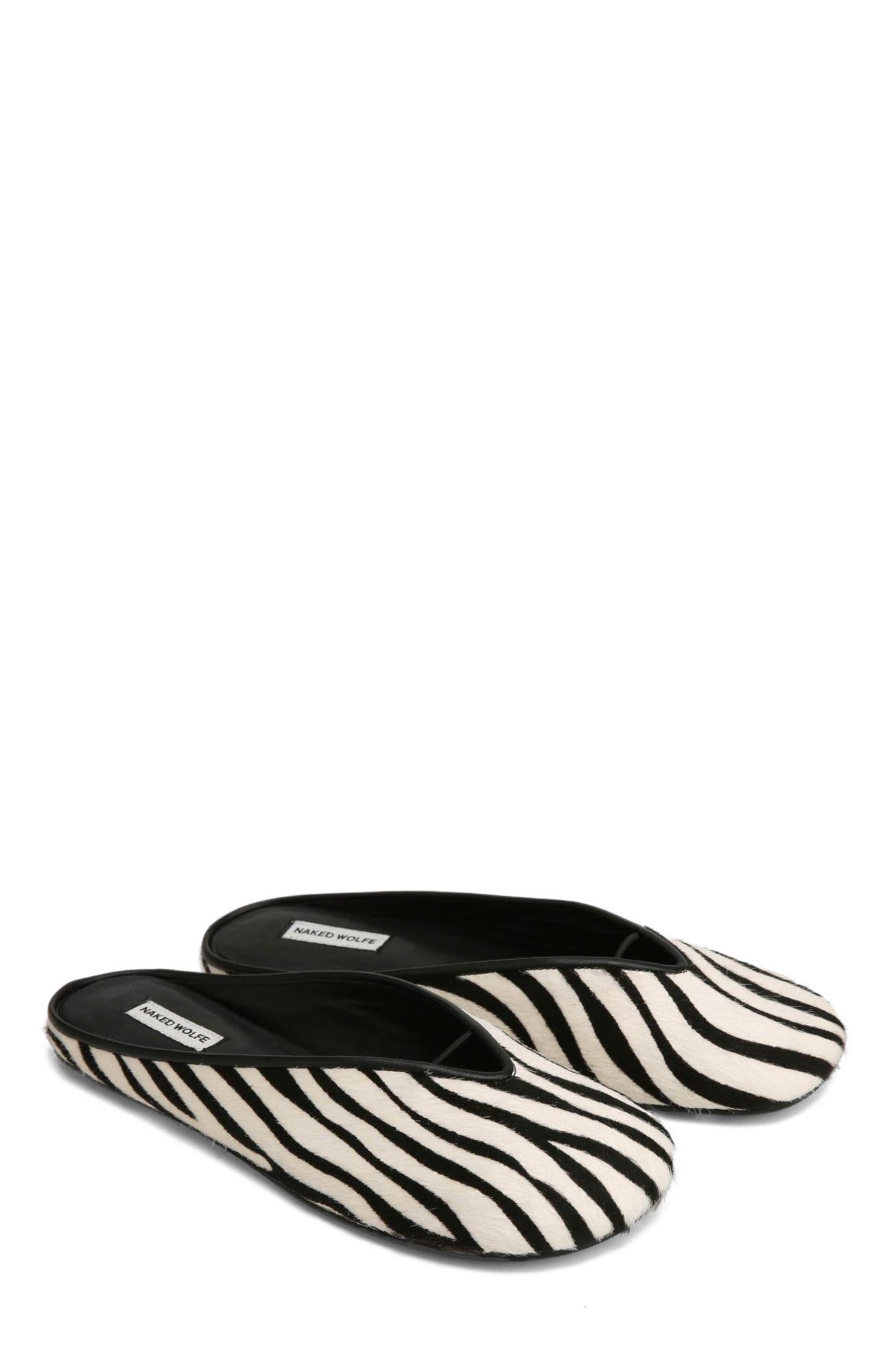 Pippa Grey Studded Suede, Alternate, color, Zebra