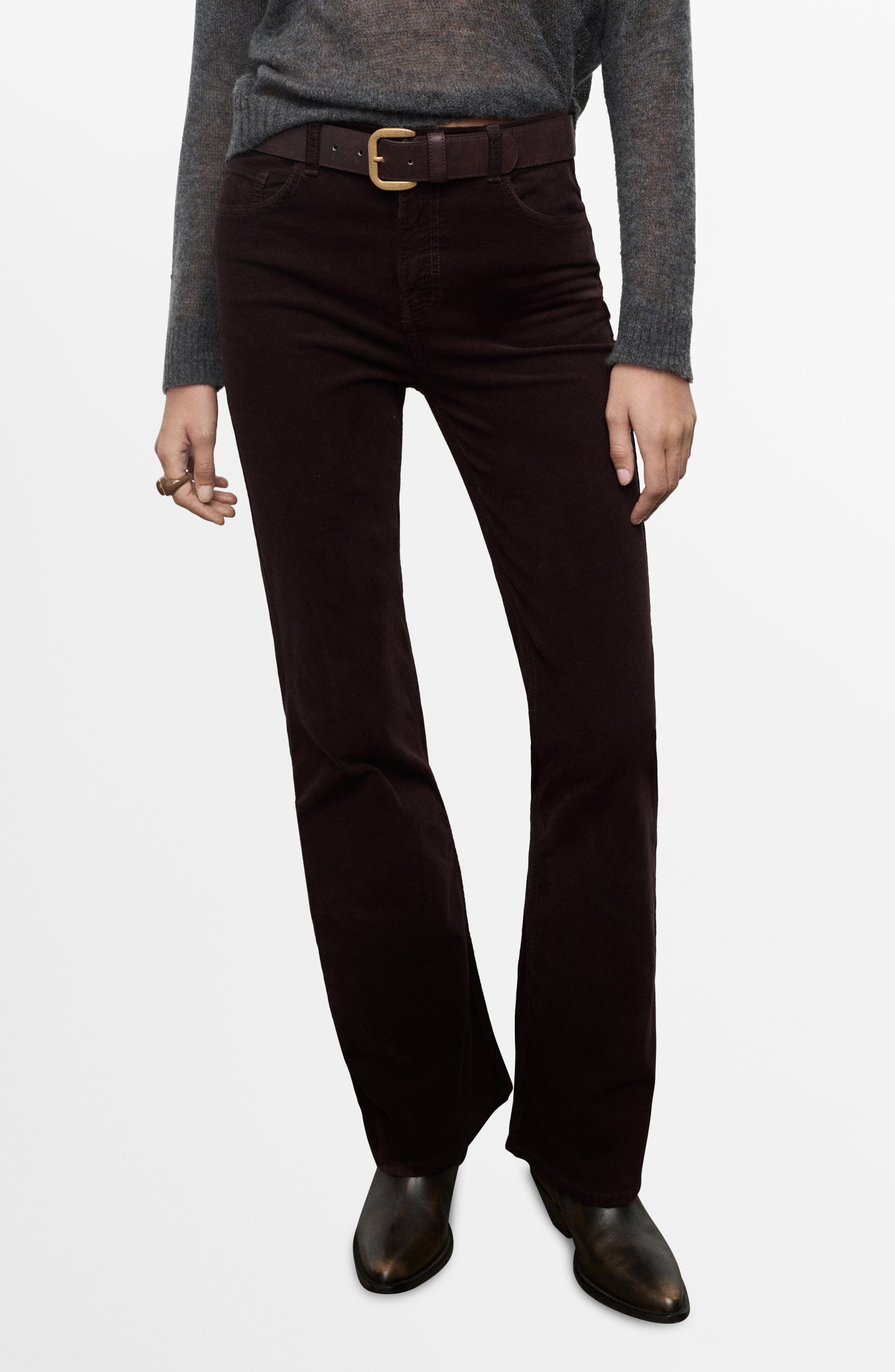 Flare Velvet Jeans - image 3