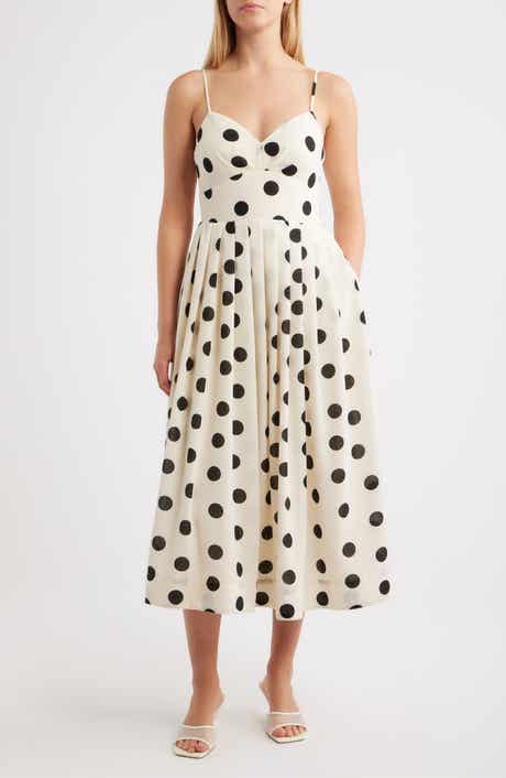 Polka Dot Midi Dress