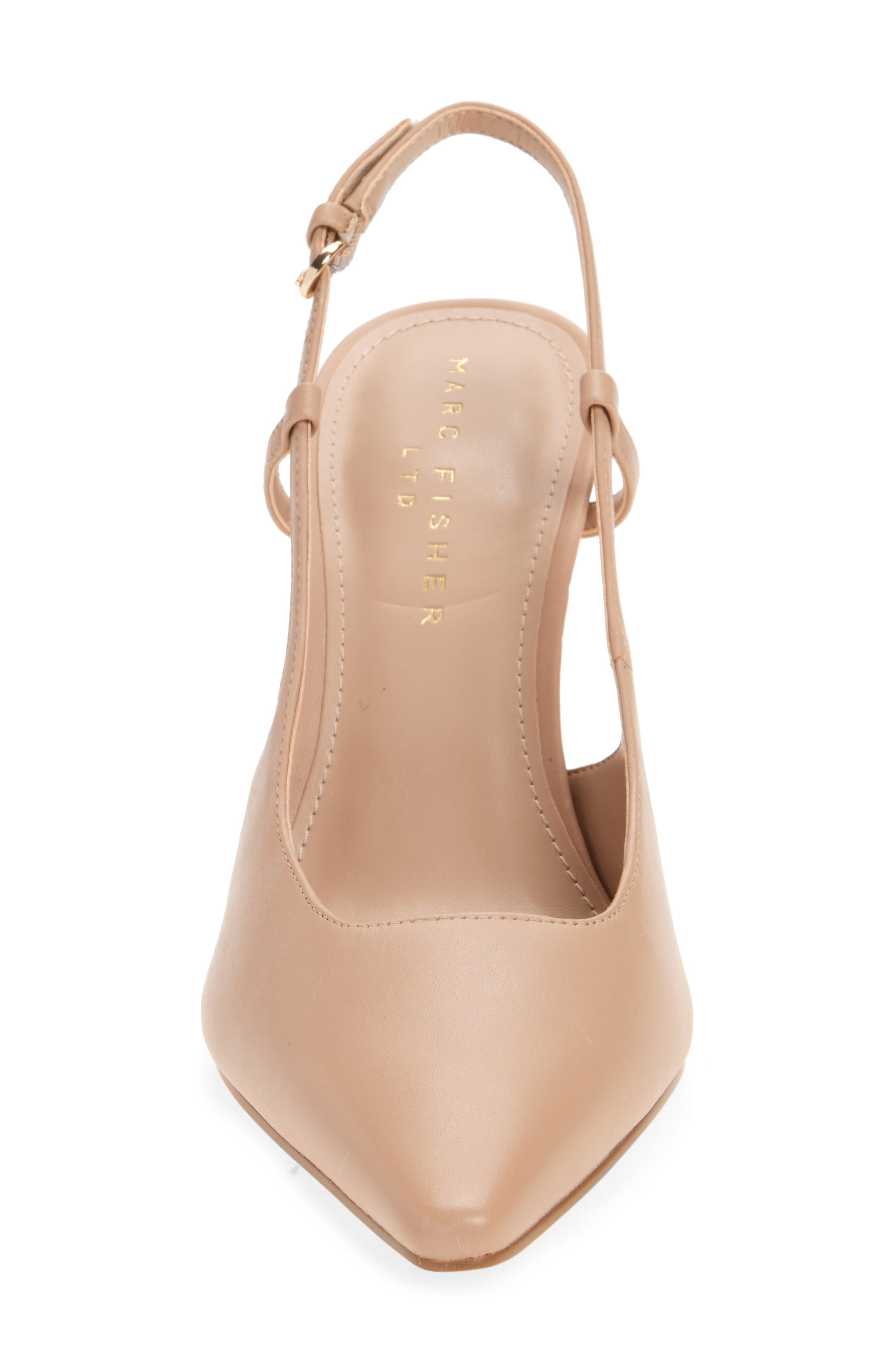 Torry Slingback Pointed Toe Pump, Alternate, color, LIGHT NATURAL LEATHER