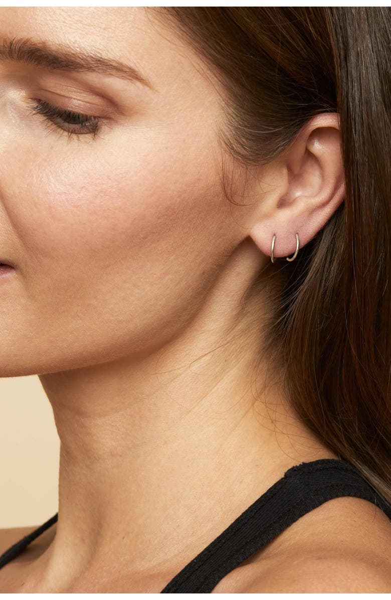 Oradina 14K Yellow Gold Easy Day Petite Endless Hoops, Alternate, color, Yellow Gold