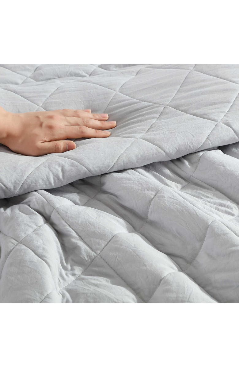 Eddie Bauer Classic Soft Solid Blanket, Alternate, color, Grey