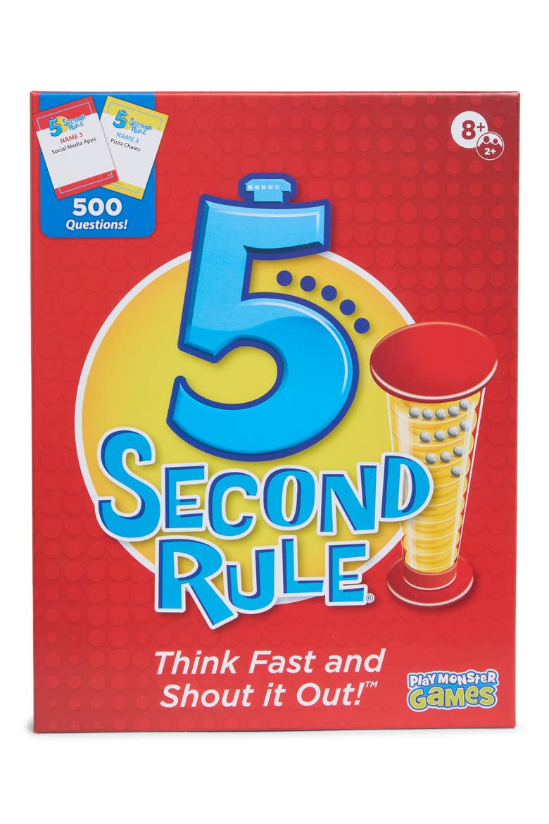 5 Second Rule Game, Main, color, RED