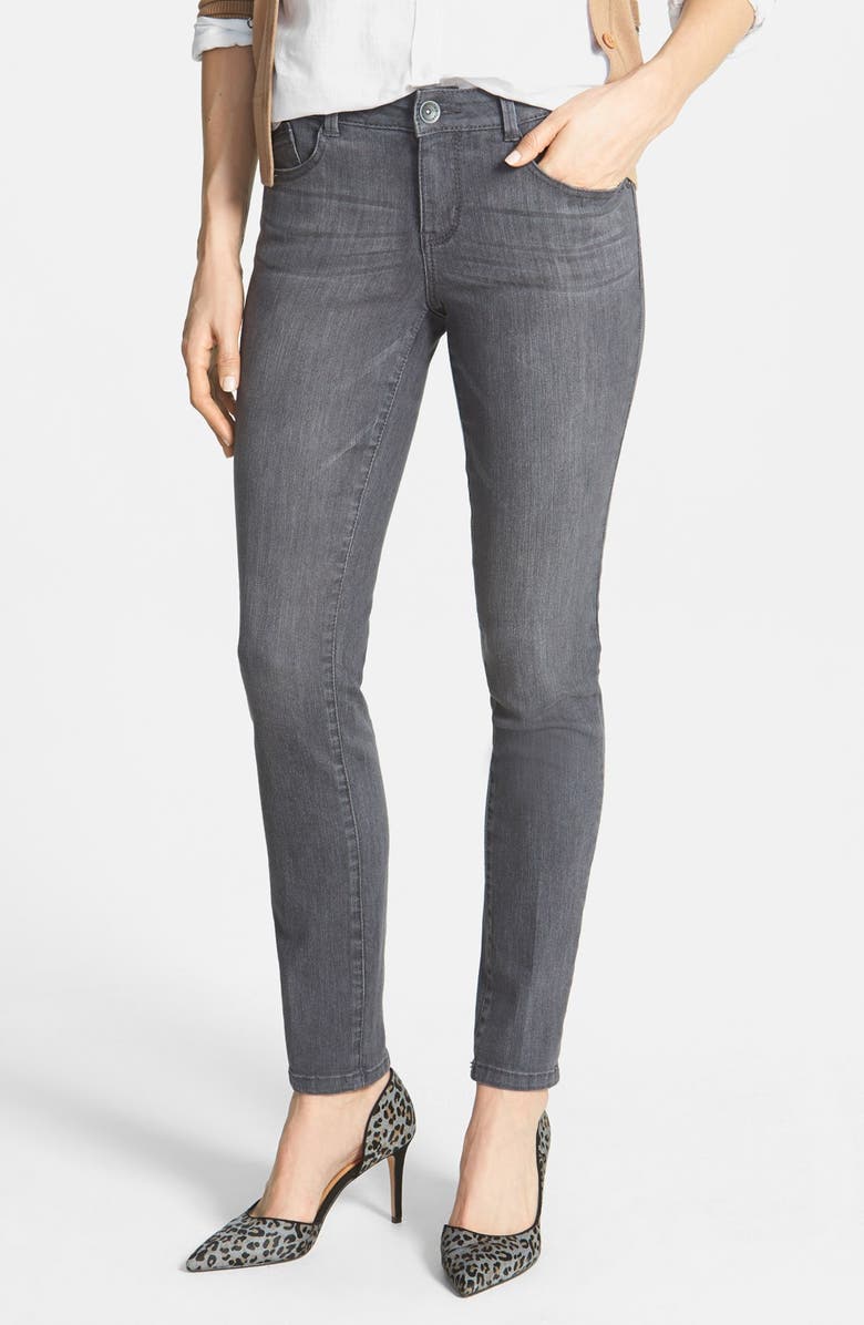 Wit & Wisdom Stretch Skinny Jeans, Main, color, 