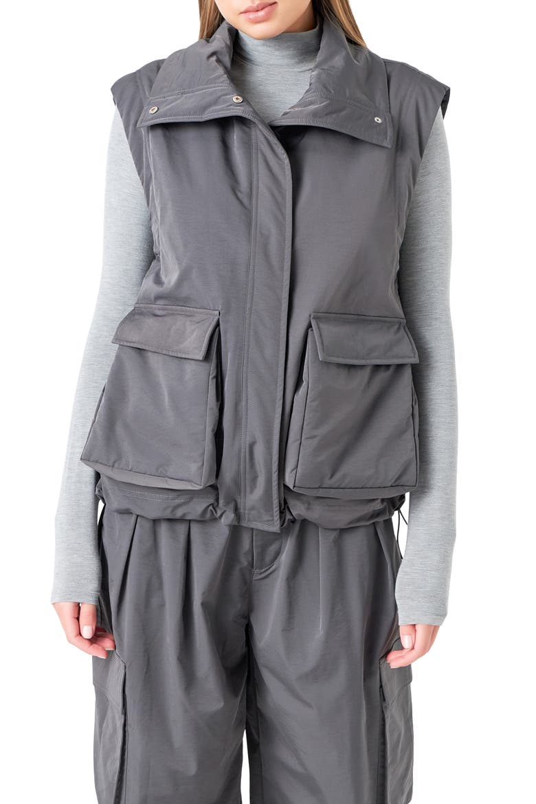 Boxy Vest, Alternate, color, GREY