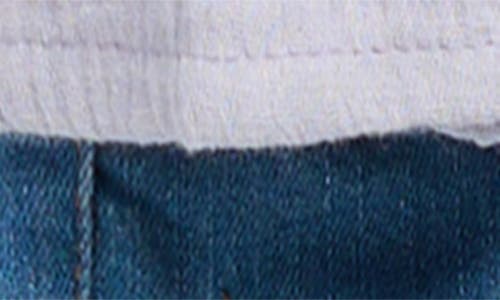 7 For All Mankind Gauze Button-up Shirt & Jeans Set In Gray