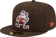 New Era Men's New Era Brown Cleveland Browns 59FIFTY Fitted Hat