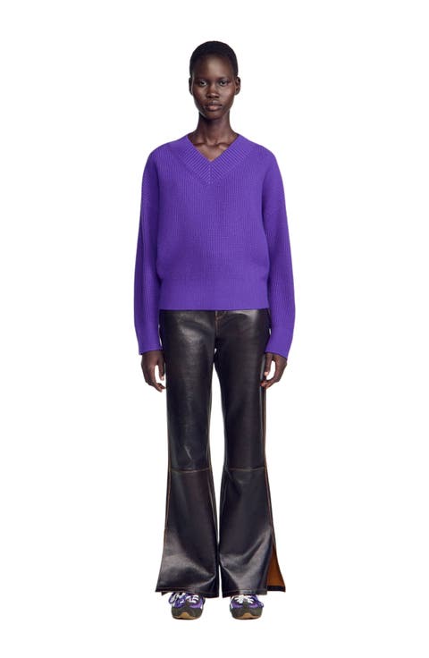 Ribbed Wool And Cashmere Sweater