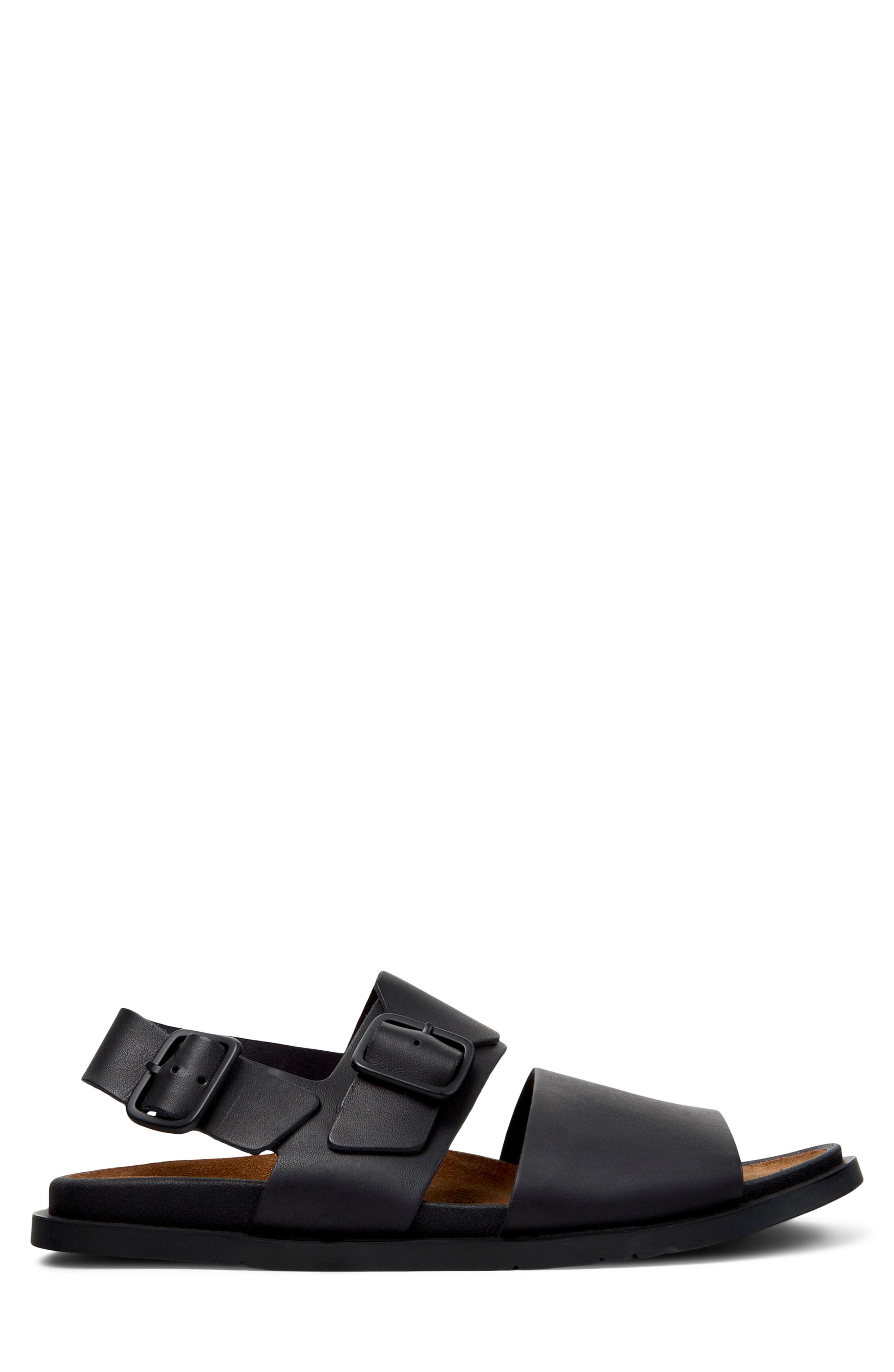Camper Lluc Two Strap Sandal, Alternate, color, Black