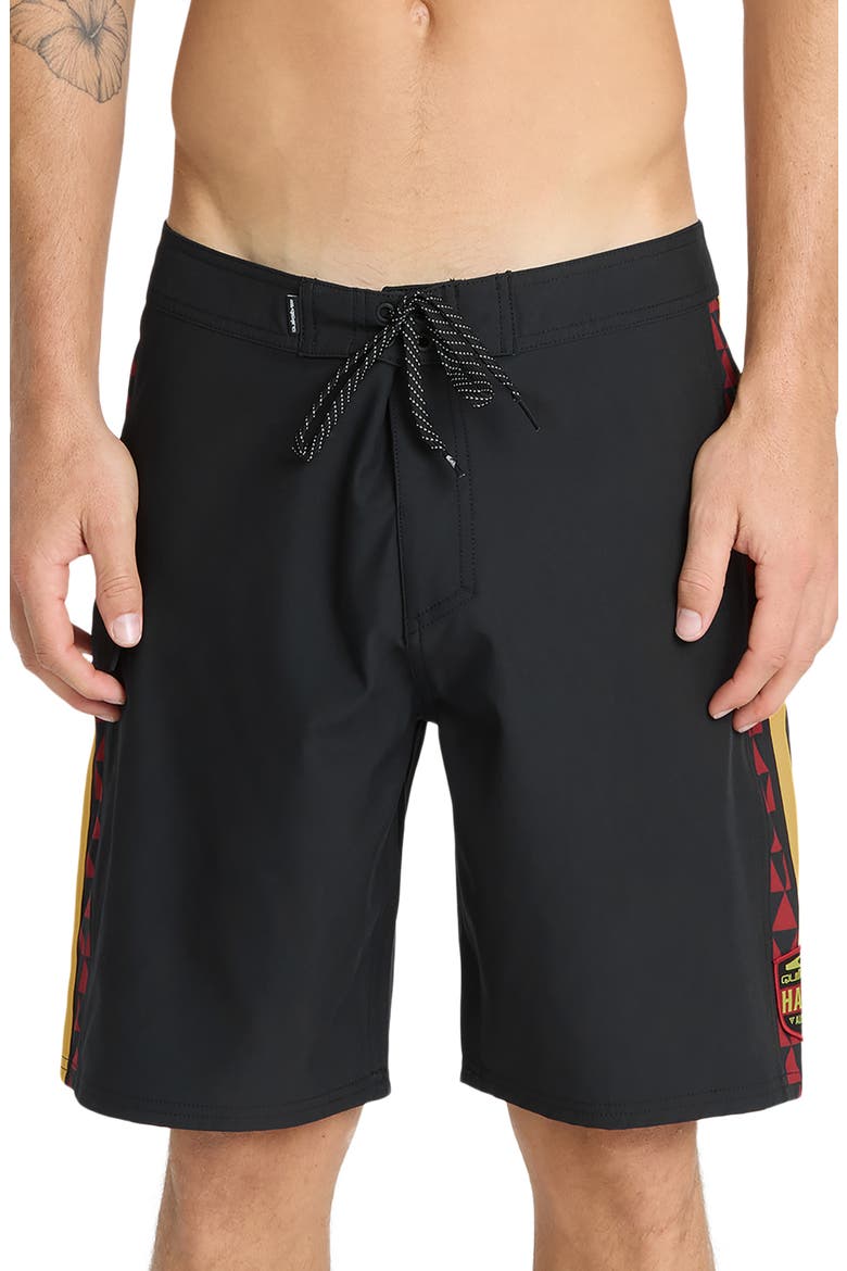 Hi Spearhead Board Shorts, Main, color, BLACK