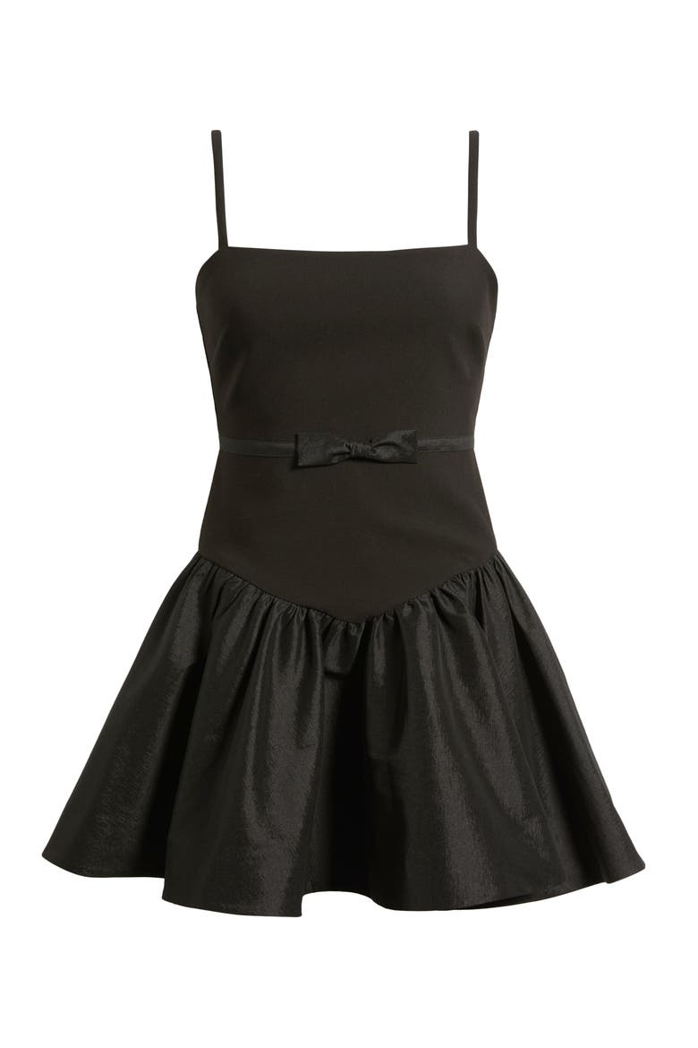 Edaline Minidress, Alternate, color, BLACK