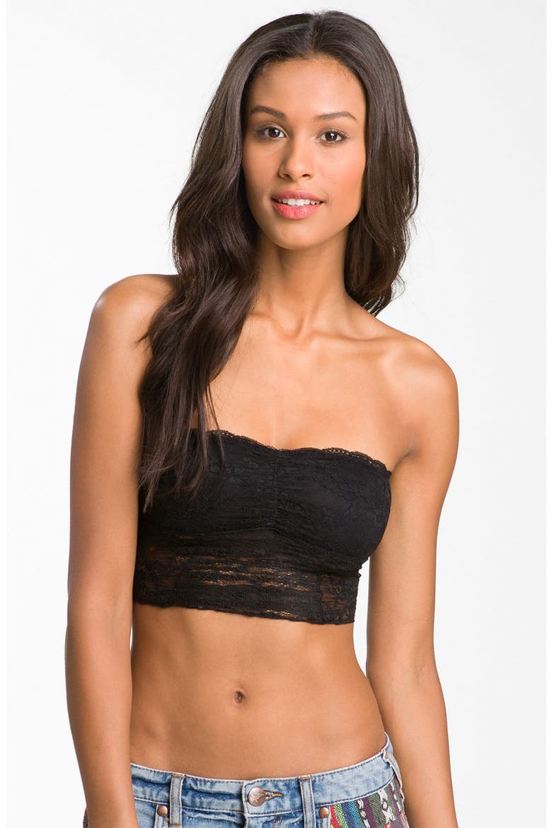 Galloon Lace Bandeau, Main, color, DNU BLACK