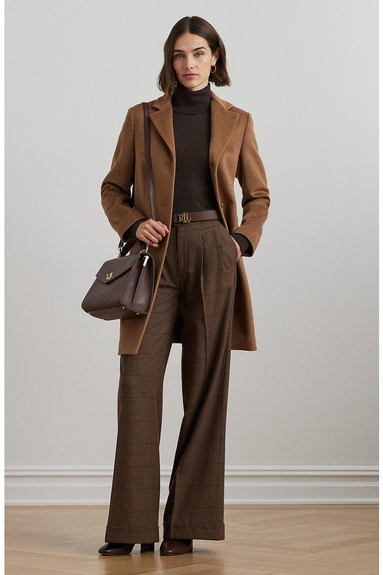 Longline Wool Blend Coat, Alternate, color, NEW VICUNA