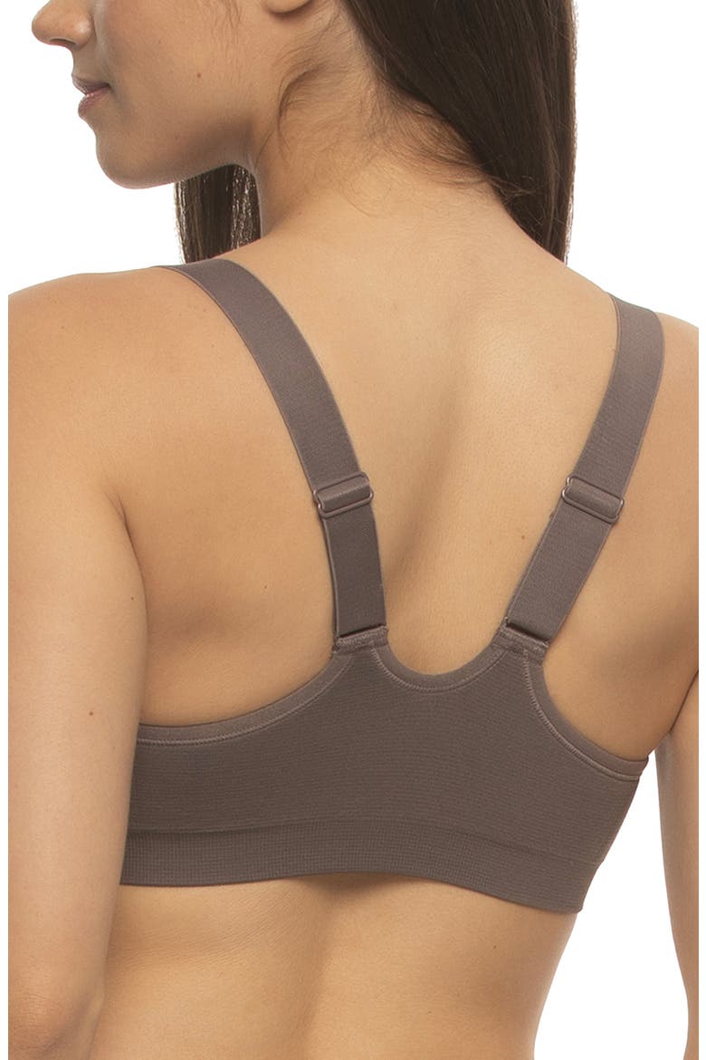 Utopia Front-Close Racerback Contour Bra, Alternate, color, SPARROW