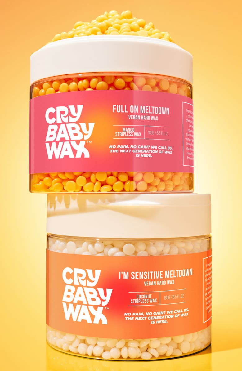 Crybaby Wax Full On Meltdown Vegan Hard Wax, Alternate, color,