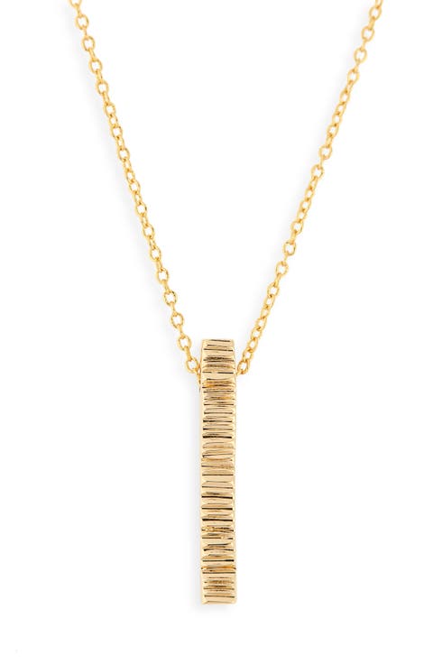 Meta Bar Pendant Necklace