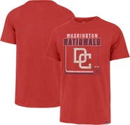 '47 Men's '47  Red Washington Nationals Cooperstown Collection Borderline Franklin T-Shirt