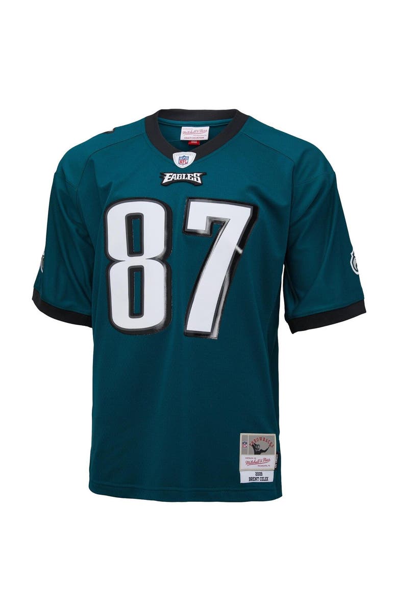 Mitchell & Ness Men's Mitchell & Ness Brent Celek Midnight Green Philadelphia Eagles 2009 Legacy Replica Jersey, Alternate, color, 
