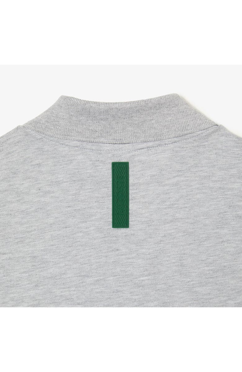 Lacoste Solid Stretch Cotton Blend Polo Shirt, Alternate, color, Argent Chine