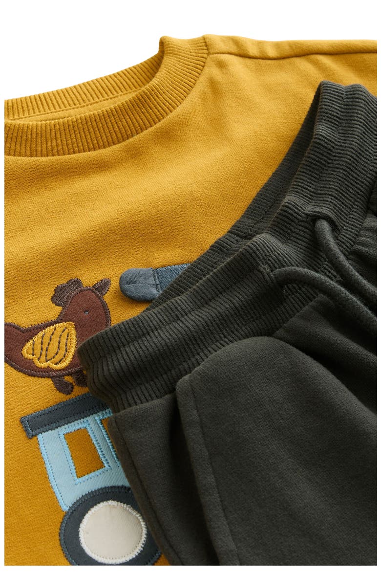 Kids' Farmyard Sweatshirt & Joggers Set, Alternate, color, YELLOW