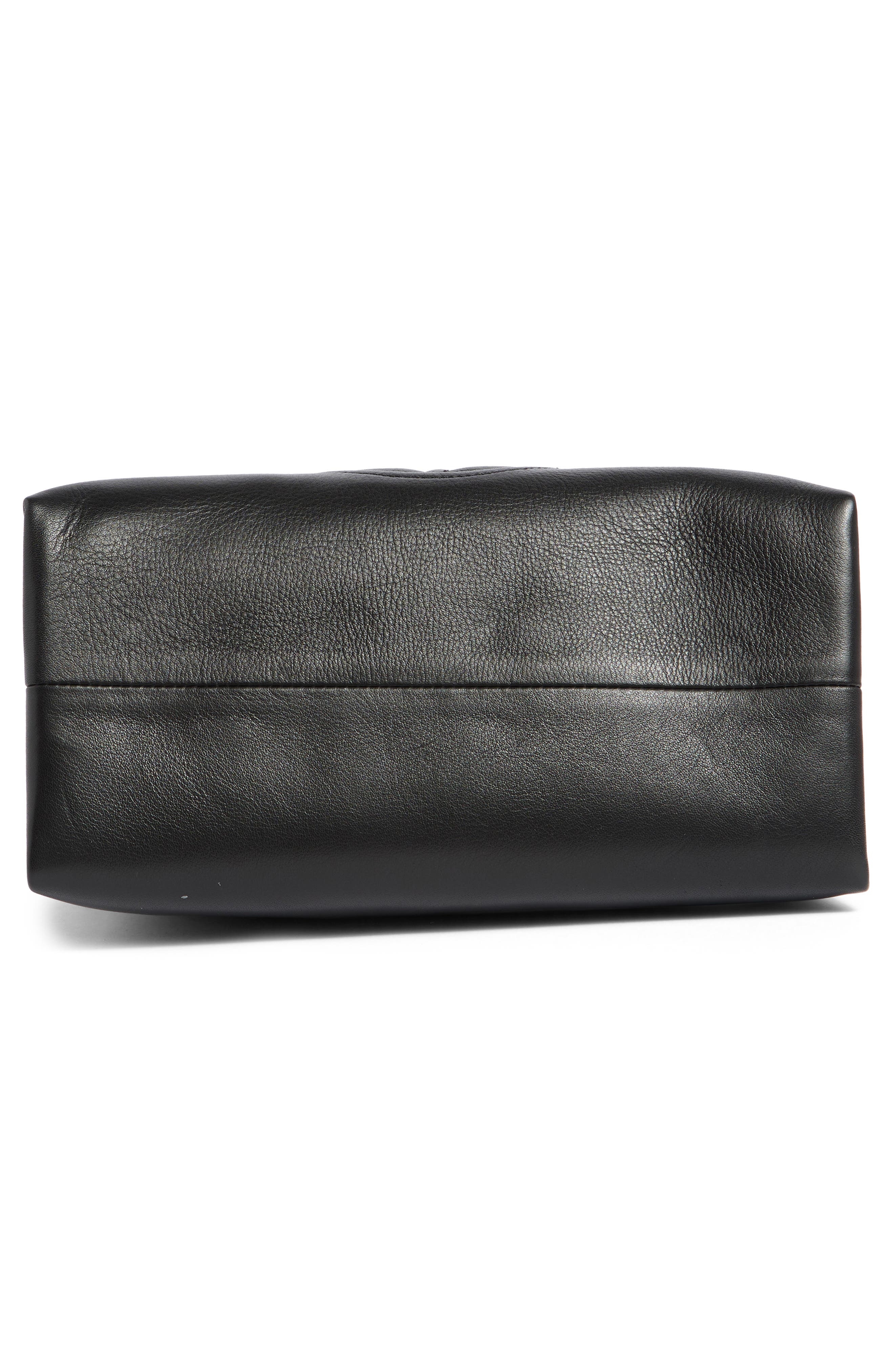 VALENTINO BY MARIO VALENTINO Kalo Signature Leather Tote Bag, Alternate, color, Black