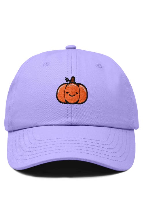 Dalix Baby Pumpkin Embroidered Dad Hat In Lavender