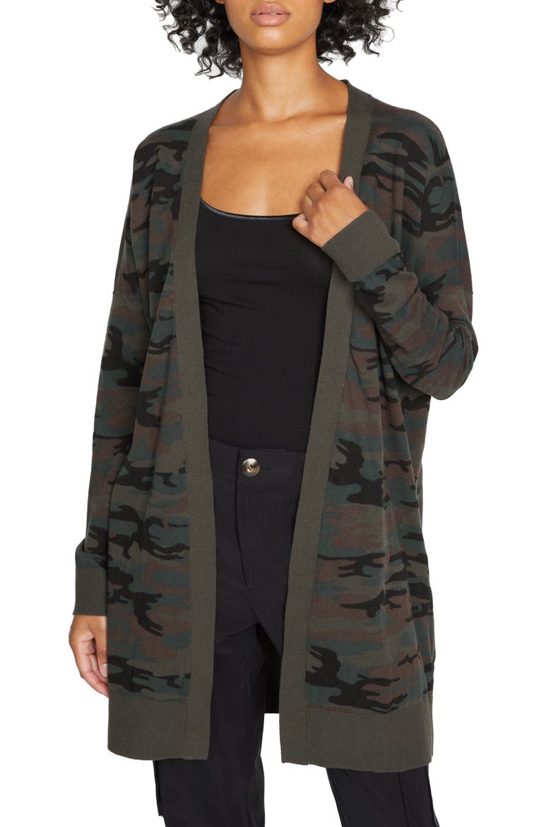 Play Open Front Cardigan, Main, color, FOREST CAMO
