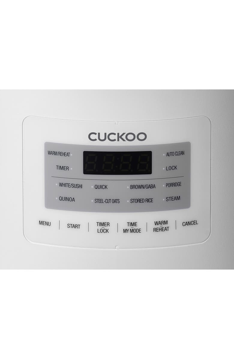 Cuckoo Micom 6-Cup Rice Cooker, Alternate, color, White
