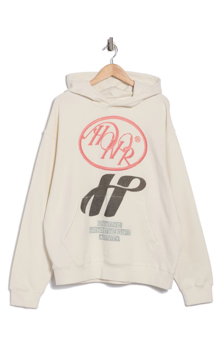 HONOR THE GIFT Pop Art Hoodie, Alternate, color, Bone