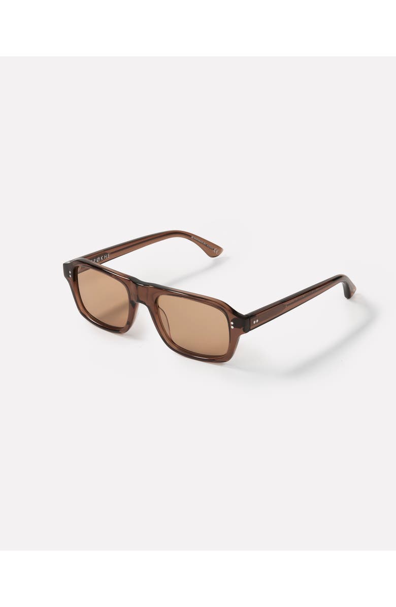 Epokhe Mono Sunglasses, Main, color, Brown
