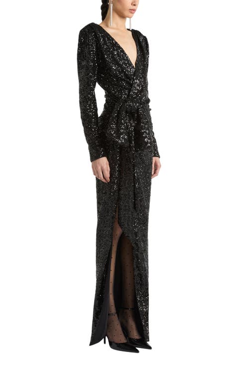 Long Sequinned Dress