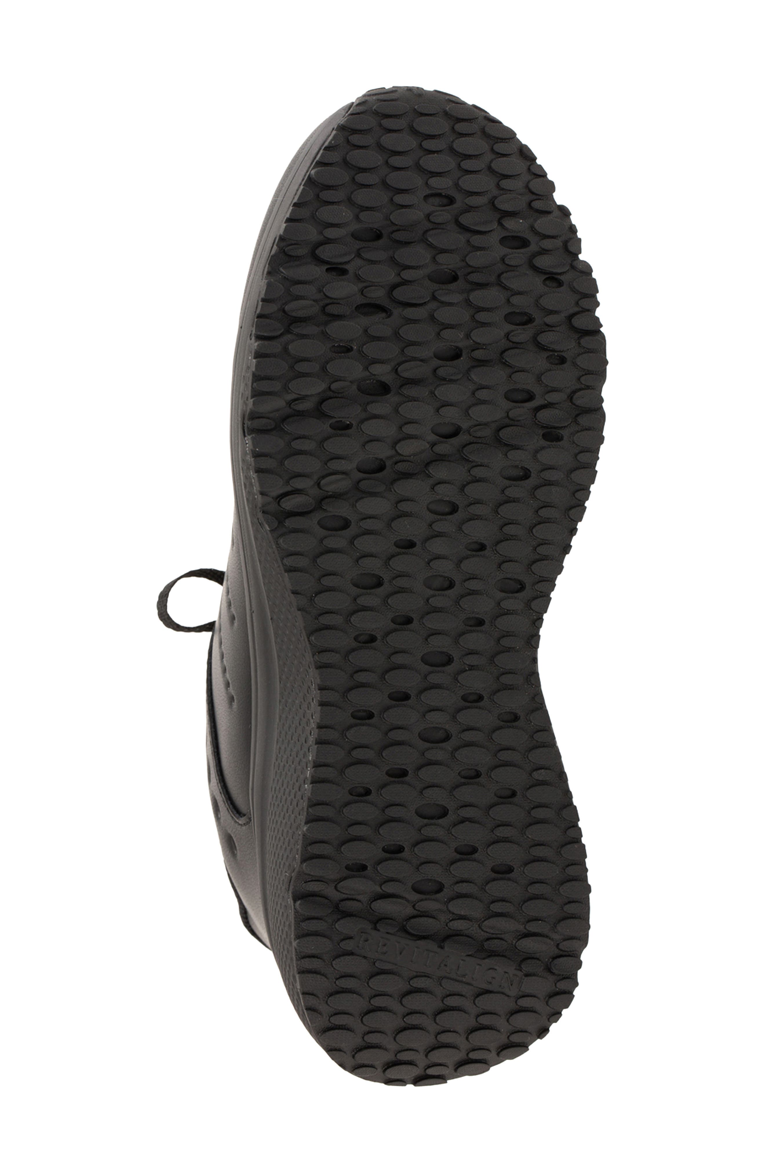 Phoebe Leather Sneaker, Alternate, color, BLACK