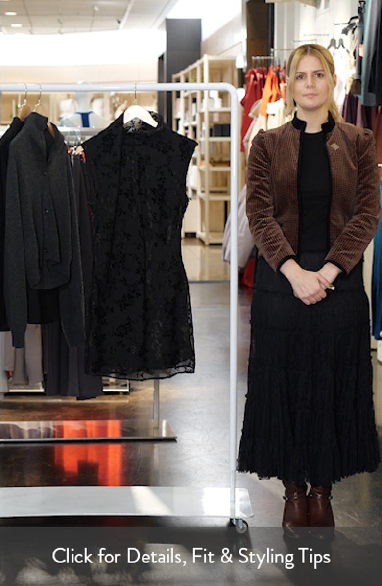 Floral Jacquard Minidress, sales video thumbnail