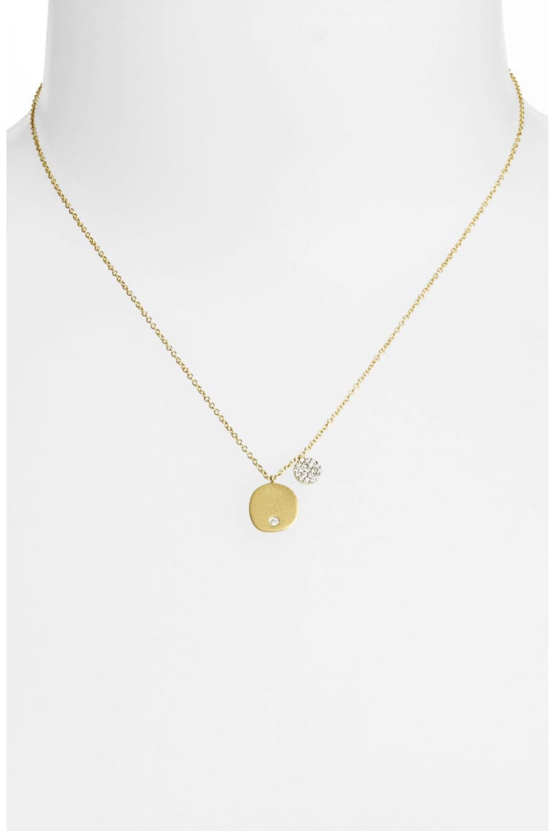 Charmed Diamond Pendant Necklace, Alternate, color, YELLOW GOLD