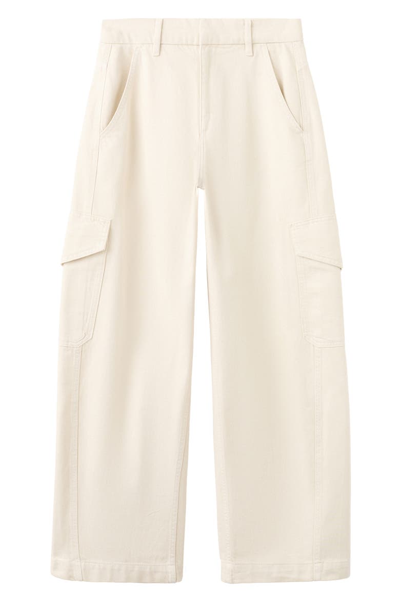 Mid Rise Balloon Cargo Jeans, Main, color, ECRU