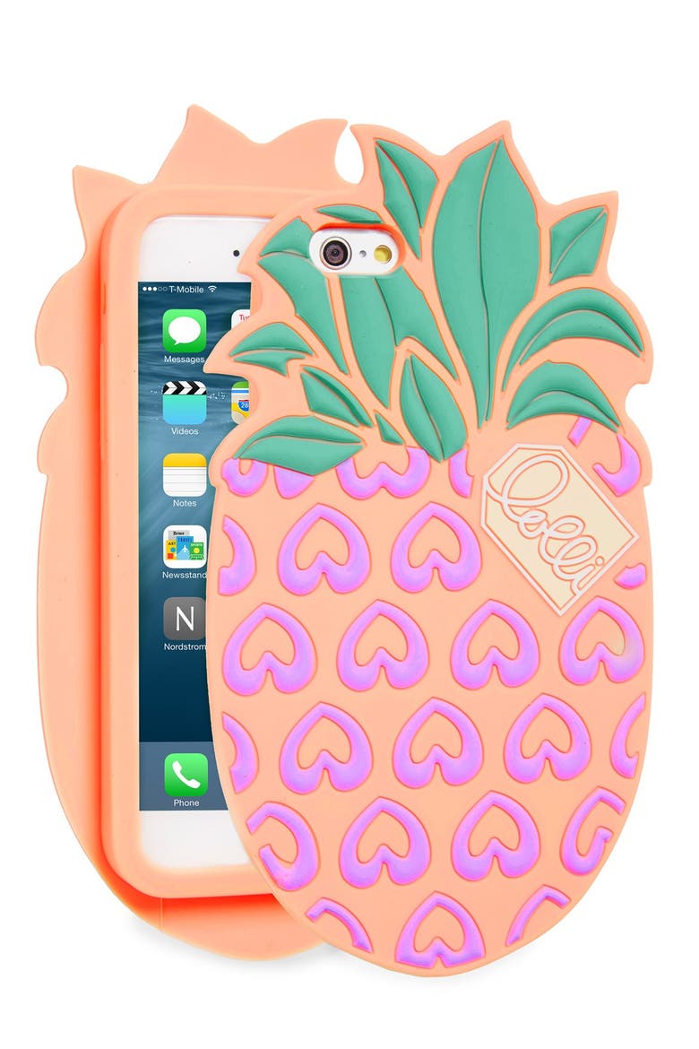 'Pineapple' iPhone 6 & 6s Case, Main, color, YELLOW