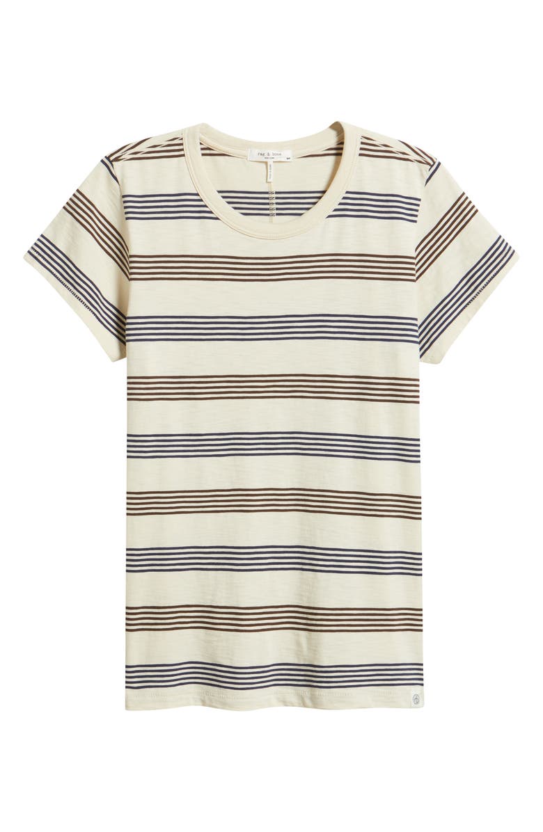 rag & bone The Slub Stripe T-Shirt, Alternate, color,
