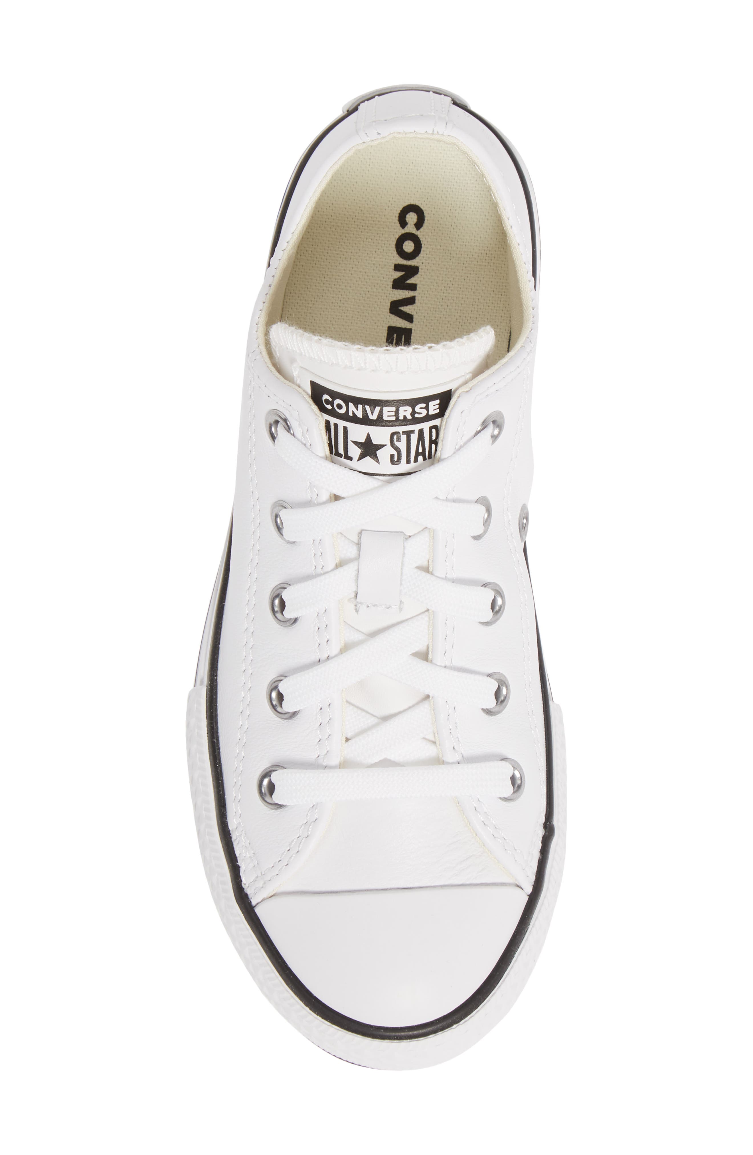 Chuck Taylor® All Star® Low Top Platform Sneaker, Alternate, color, WHITE/ BLACK/ EGRET