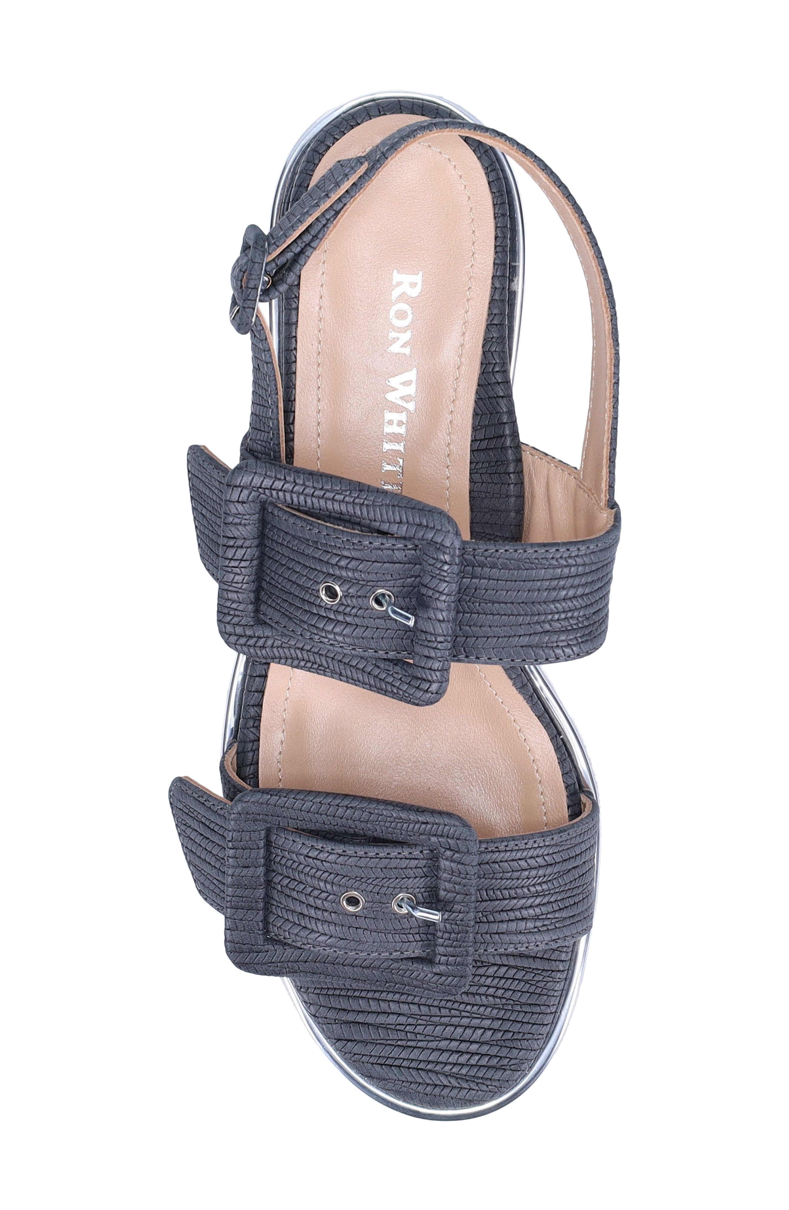 Ron White Callie Epi Slingback Platform Sandal, Alternate, color, 