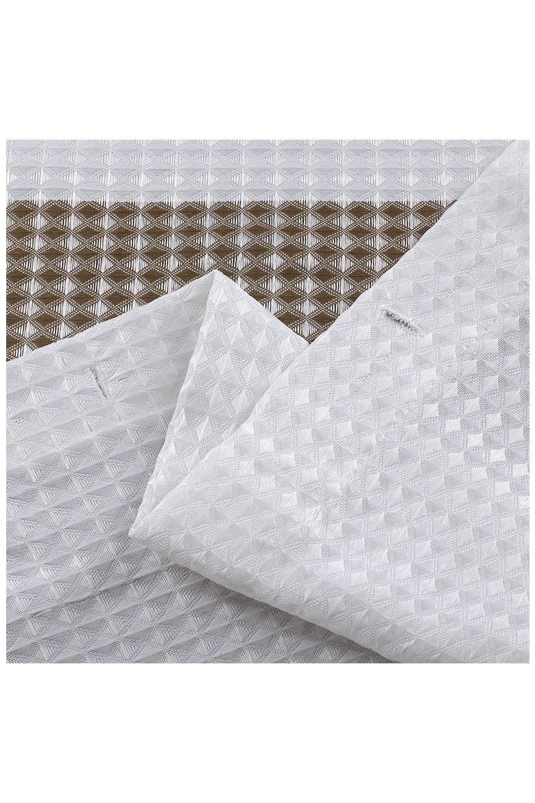 Shades Ombré Waffle Texture Shower Curtain, Alternate, color, TAUPE