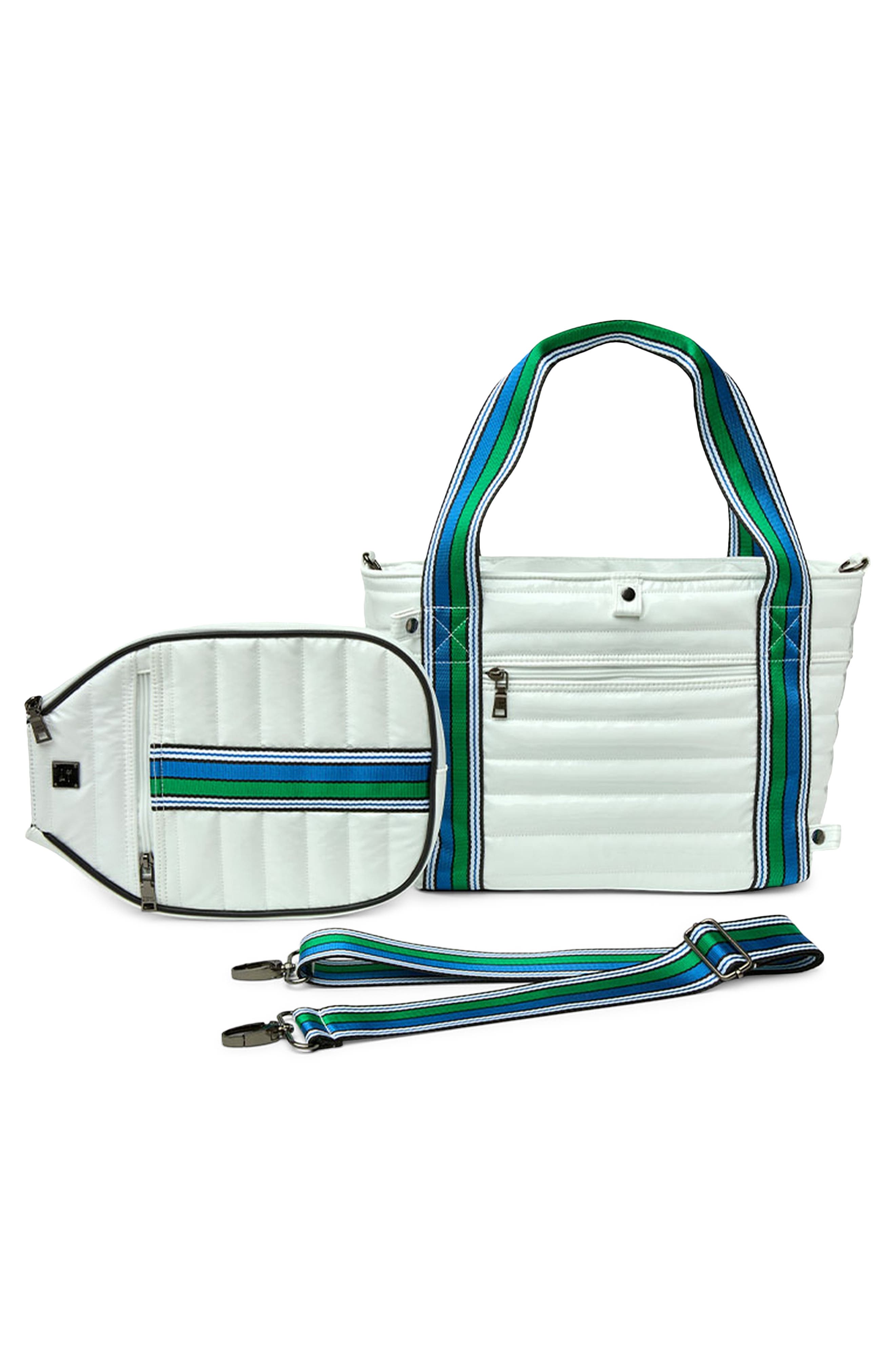 THINK ROYLN Ace of the Court Pickleball Bag, Alternate, color, White Patent
